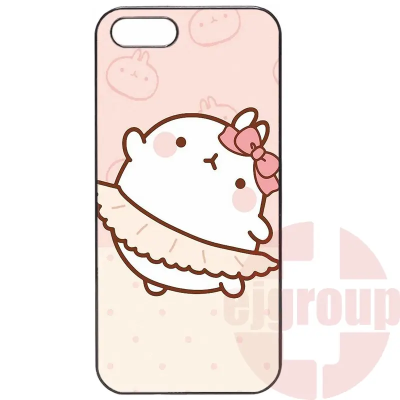 Сладкий Kawaii Molang Для LG G2 G3 G4 G5 Stylus Nexus 4 5 5X L5II L7II L65 L70 L90 K10 E975 L ПРЕМЬЕР-Дизайн телефон |