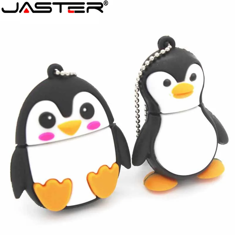 JASTER Новая акция креативная 100% фактическая емкость Пингвин серия USB карта флэш