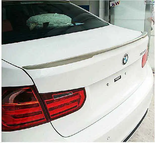 Неокрашенные представление задний спойлер багажника подходит для BMW F30 3-Series 4D