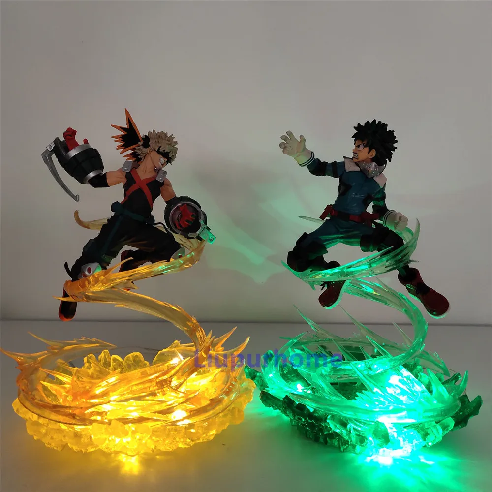 Мой герой светодиодный ночной Светильник Bakugou Katsuki VS haku рисунок Спальня Lampara Boku без герой настольная лампа MY1