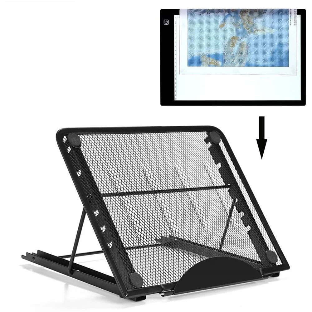 Dropship 5D DIY Diamond Painting Accessories A4 LED Light Pad Holder Embroidery Cross Stitch Metal | Дом и сад