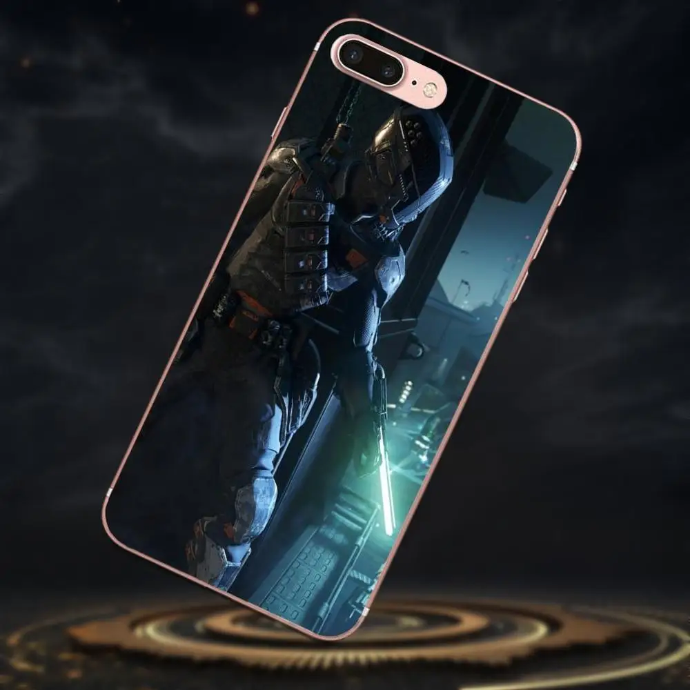 Черный Ops 3 Видео игры мягкий защитный чехол для Xiaomi Mi3 Mi4 Mi4C Mi4i Mi5 Mi 5S 5X 6 6X 8 SE A1 Max Mix 2