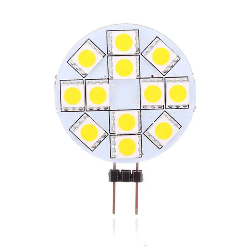 Светодиодный светильник G4 1 Вт 3 4 5 5050 SMD Кукуруза холодный белый теплый 12 в пост.