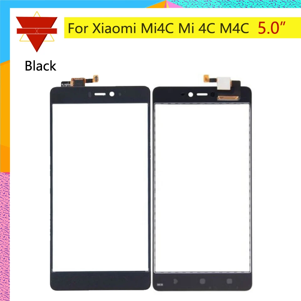 10 шт./партия Оригинал Передняя панель 5 0 &quotдля Xiao mi 4C M4C сенсорный экран сенсор