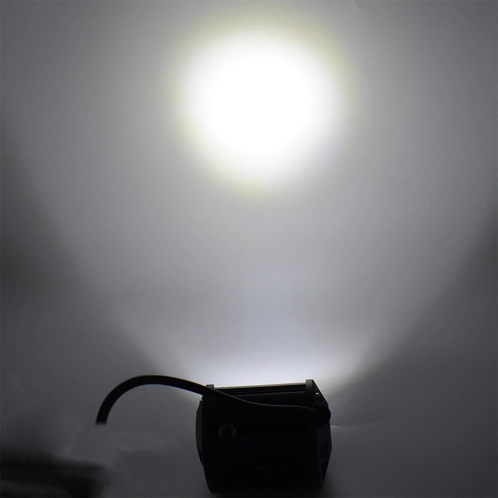 

10 Pcs 4 Inch LED Work Light Bar 12V 24V DC 18W for Indicators Motorcycle Driving Offroad Boat Car Tractor Truck 4x4 SUV ATV UTE