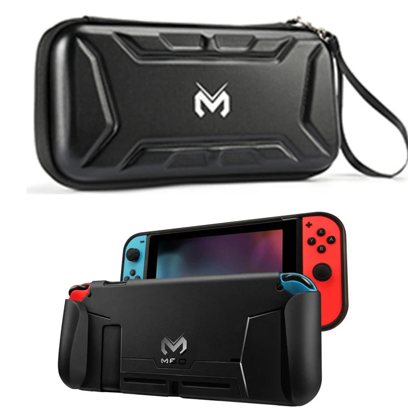 Bag with TPU Shell Аксессуары для Switch, защитный чехол, ТПУ Корпус, жесткая подставка для хранения, водонепроницаемый, для путешествий, чехол, сумка для Switch - Цвет: Bag with TPU Shell