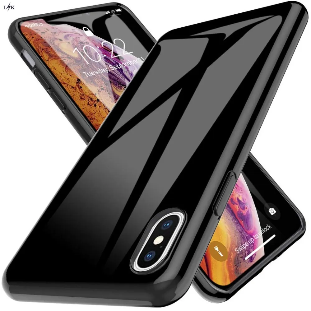 Для LK iPhone XS Max случае ультра [тонкий] устойчивое к царапинам ТПУ Резиновая мягкая