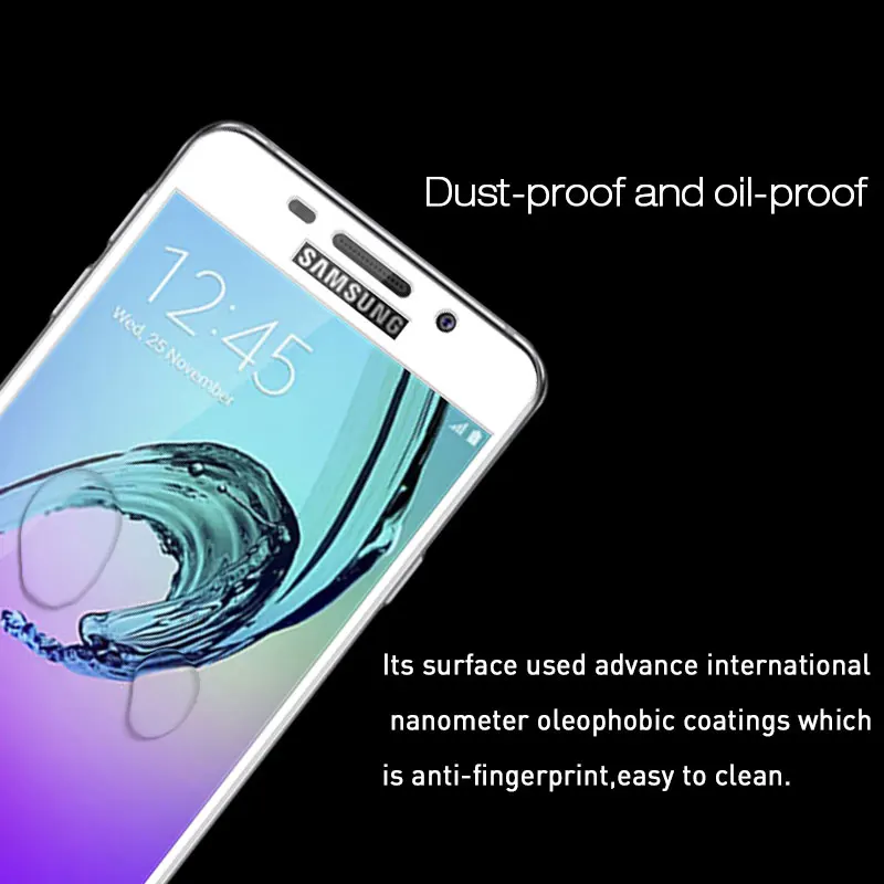 9H полное покрытие из закаленного стекла для samsung Galaxy A3 A310F, Защитная пленка для экрана для samsung A3, защитная пленка