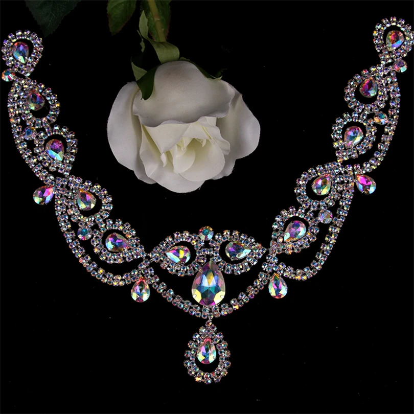 Cusack Bling V Necklace декольте хрустальные аксессуары для волос аппликации свадебных
