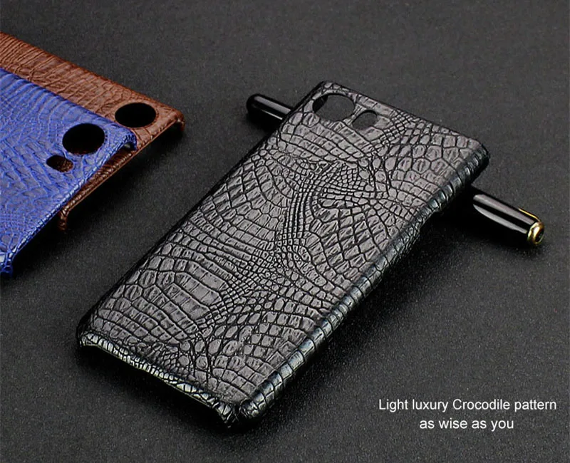 HOTSWEI чехол для Blackberry KEYone роскошный крокодиловый зернистый из искусственной кожи