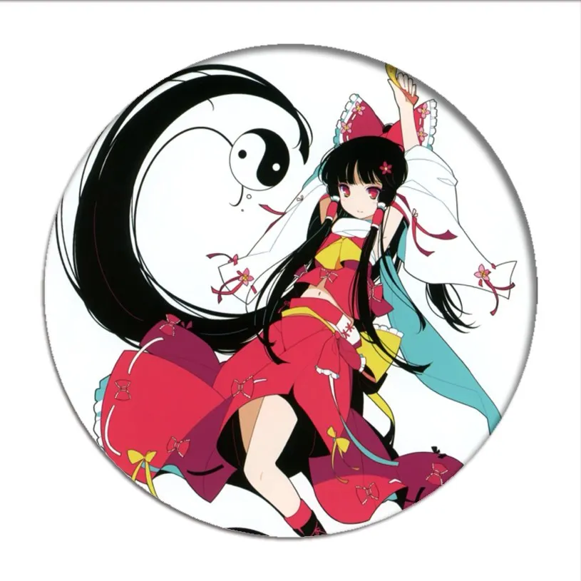 1 шт. игры TouHou Project значок косплея Hakurei Reimu брошь булавки Kirisame Marisa Коллекция сумок