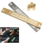 Наклейка для парковочной карты с номером телефона для Polo, Volkswagen, Golf, Opel, Astra H, J, Mokka, Citroen C4, C5, аксессуары