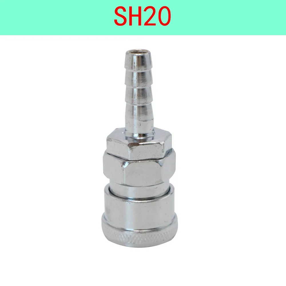 SH20 Пневматический фитинг SP20 PP20 SM20 PM20 SH20 PH20 SF20 PF20 Пневматическое соединение C Тип быстродействующего соединителя высокое Давление муфта - Цвет: SH20