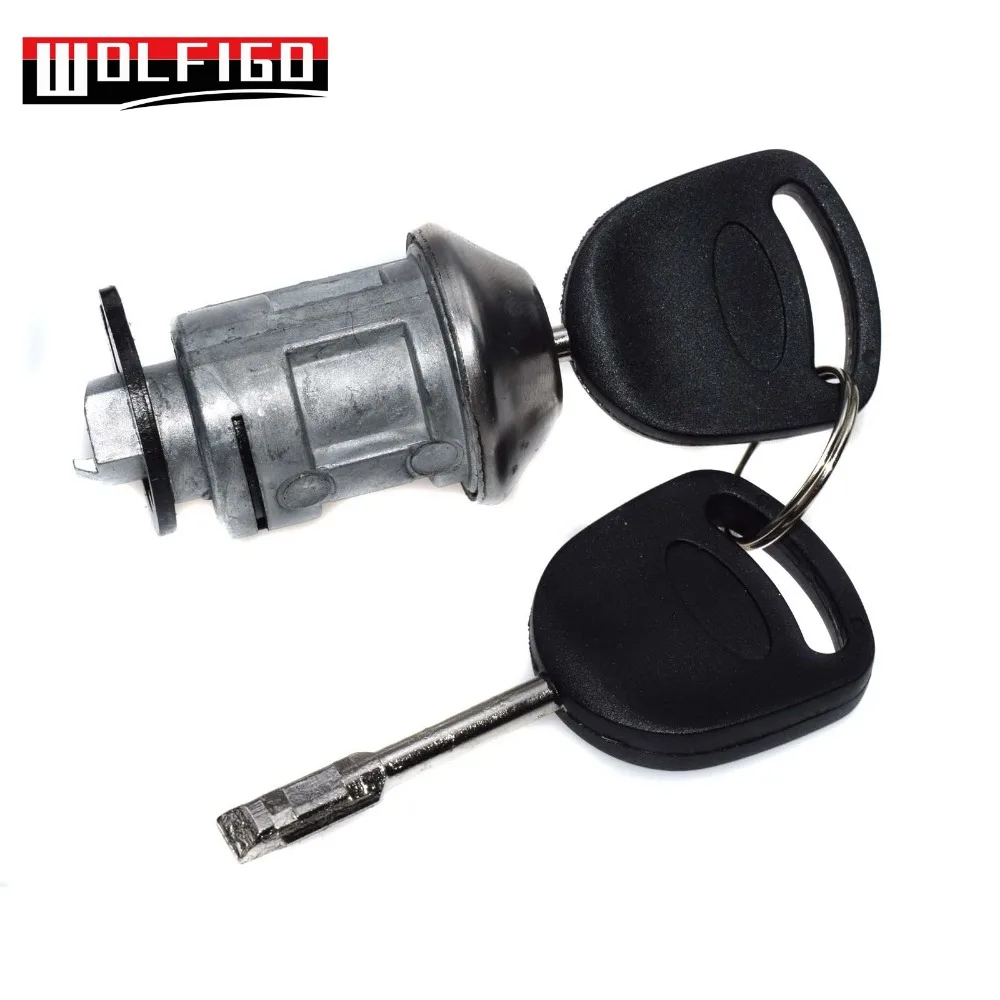 WOLFIGO Замок зажигания цилиндр для FORD TIBBIE ключ ESCORT FIESTA TRANSIT FOCUS 1022184