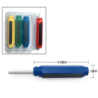 4pcs chalk extender holder with magnetic double spring auto adjust chalk clip teacher classroom teaching supplies