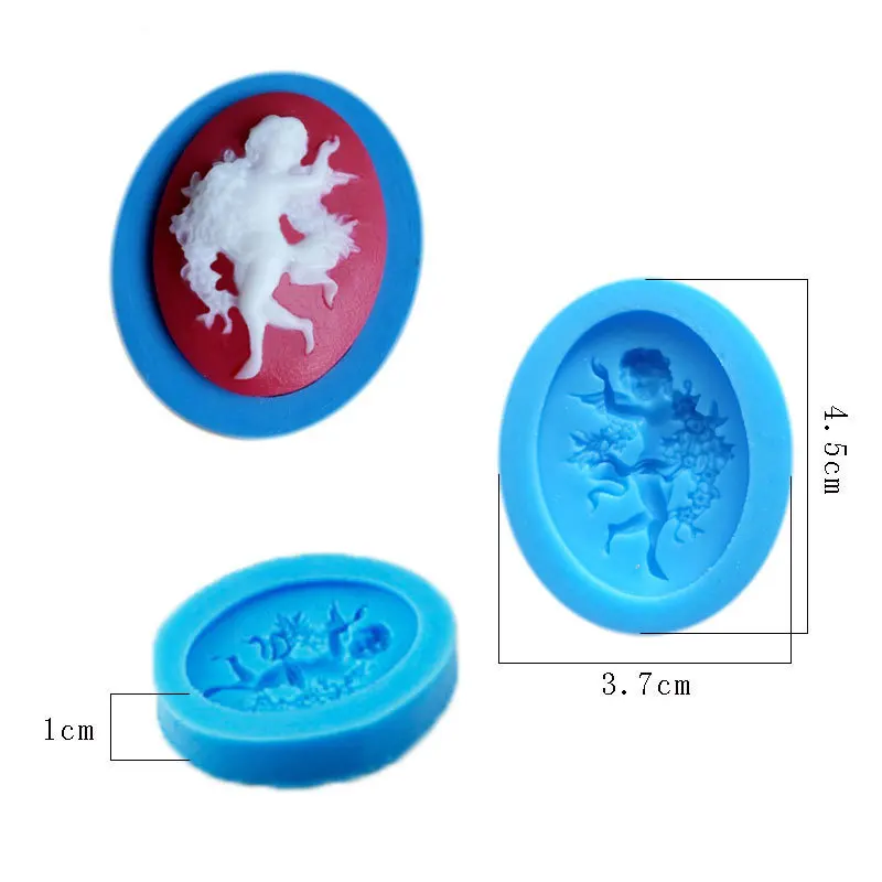 Ангел торт с помадной глазурью поделки из сахара DIY Приготовления Силиконовые