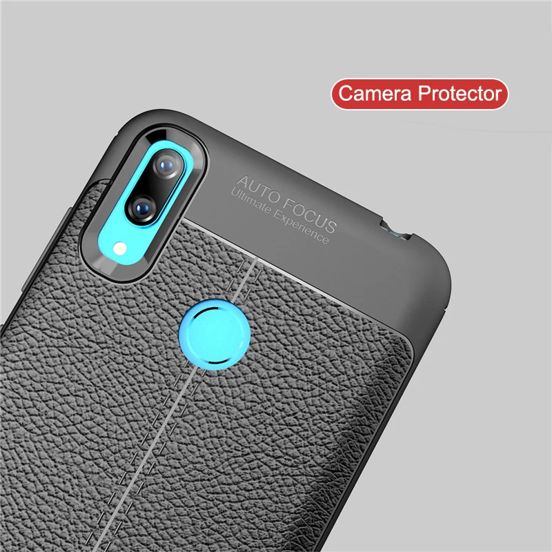 Чехол для Huawei Y7 2019 силиконовый чехол с рисунком личи противоскользящий полностью