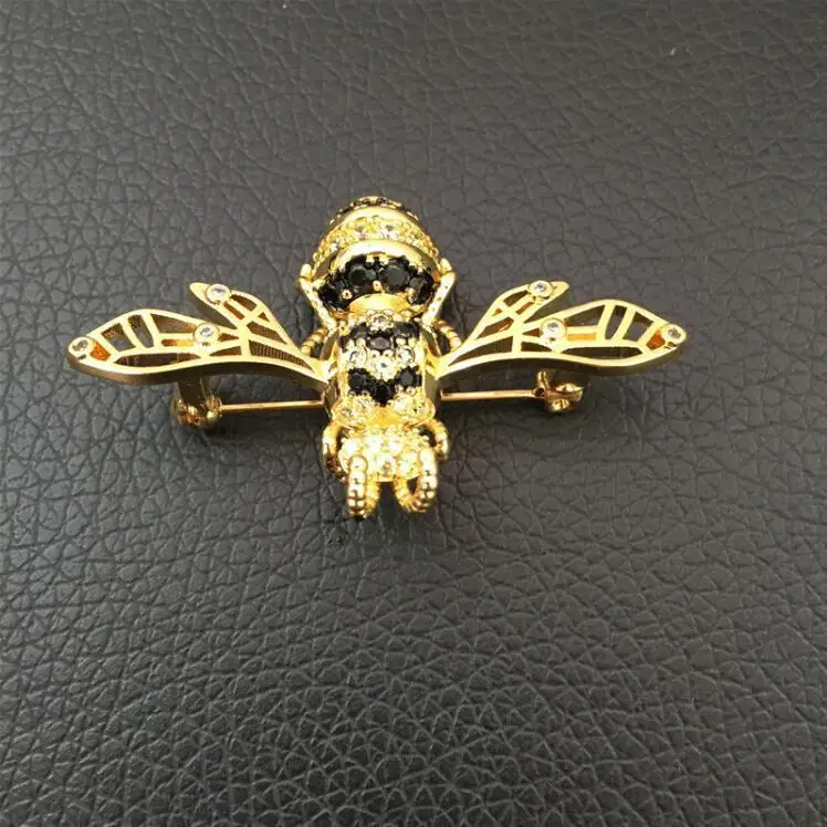 Taobao day cat bee copper zircon pin 1503 sell like hot cakes | Украшения и аксессуары