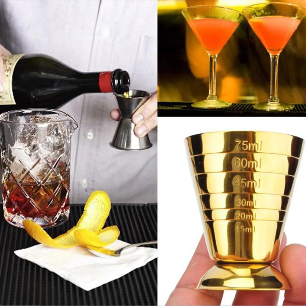 2017 бар Кофе кукловода мерный стаканчик вина из нержавеющей стали практичная