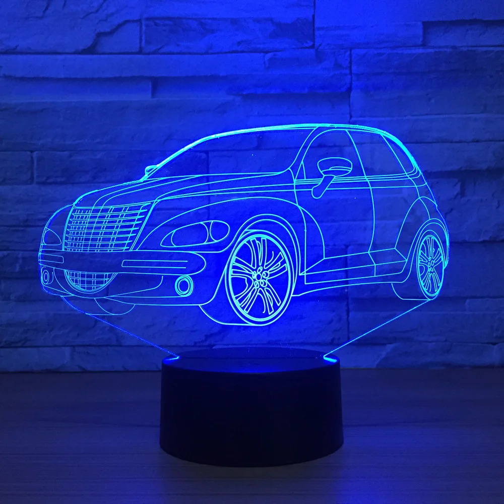 Оптовая продажа 3d Led ночник Usb сенсорный пульт дистанционного управления