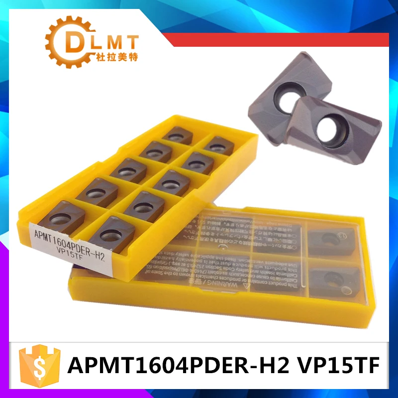 10 шт./APMT1604PDER M2 VP15TF APMT1604 PDER H2 VP1 вставки для тонкой обработки| |