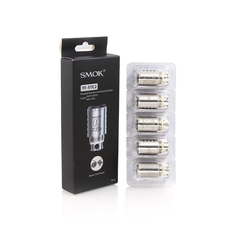 100% оригинальная катушка Smok TF-STC2 TFV4 STC2 0.25ohm сердечник для мини-бака | Электроника