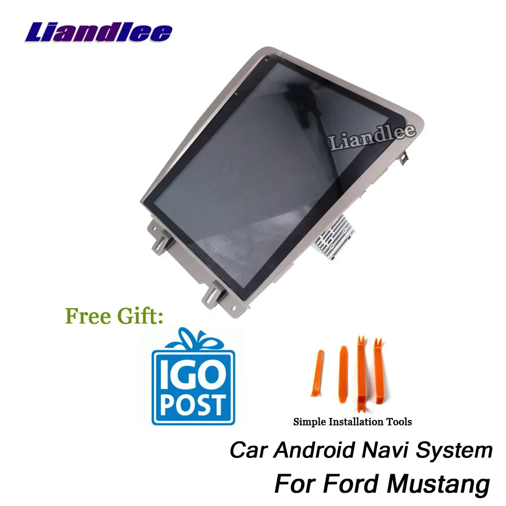 Standard Liandlee автомобиль Android для Ford Mustang 2010~ Tesla стиль радио Carplay gps DAB+ Wifi Navi карта навигация Мультимедиа - Цвет: Standard