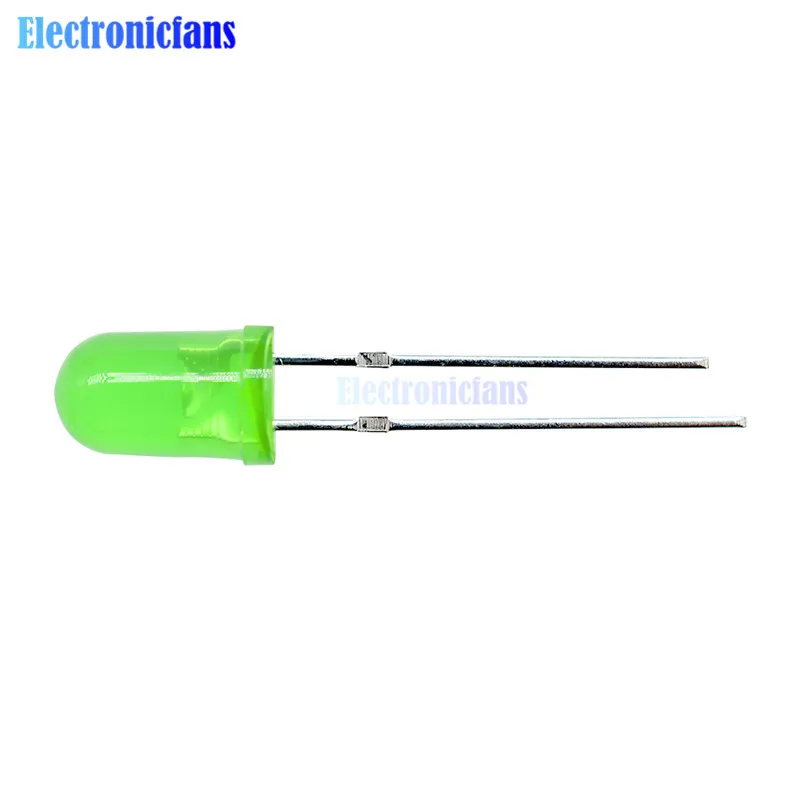 Супер яркая светодиодная лампа 5 мм зеленого цвета 100 шт.|led 5mm|led 5mm green100pcs led |