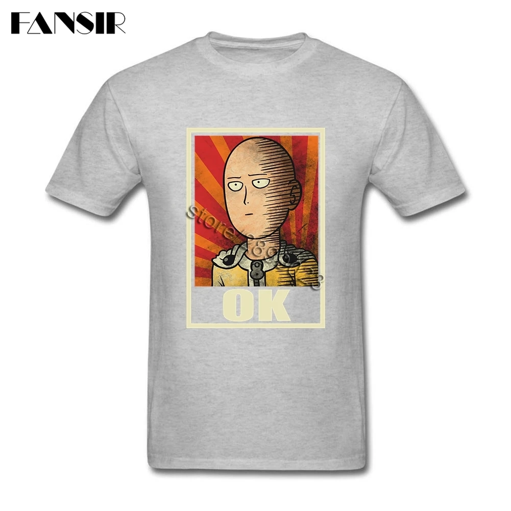 Футболка Swag One Punch Man Мужская футболка с коротким рукавом и круглым вырезом