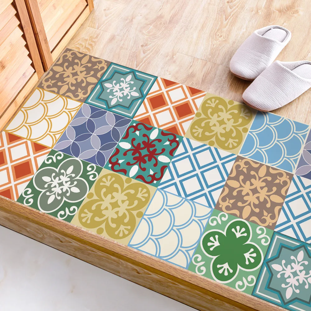

Wall Sticker Creative Nordic Mat Waterproof Non-slip Floor Mat Environmental Wallpaper