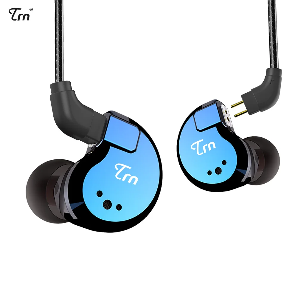 TRN V80 2BA + 2DD гибридные металлические наушники в ухо IEM HIFI монитор DJ для бега