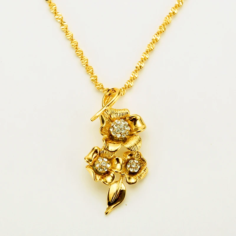 Женская цепочка с подвеской в виде эфиопского цветка | Украшения и аксессуары