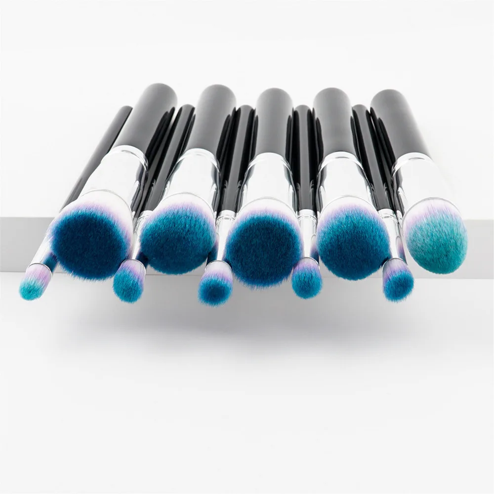 10 шт. косметические кисти для макияжа деревянная ручка большая кисть основы