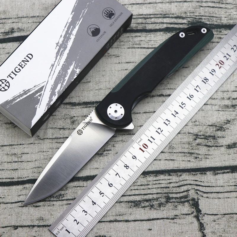 TIGEND CF1010 тактический складной нож D2 лезвие G10+ стальная ручка шарикоподшипник открытый кемпинг многоцелевой охотничий инструмент EDC