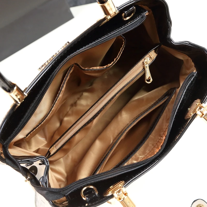 

ICEV New European Fashion Simple Stripe Luxury Handbags Women Bags Designer Women Leather Handbags Ladies Office Totes Bolsa Sac