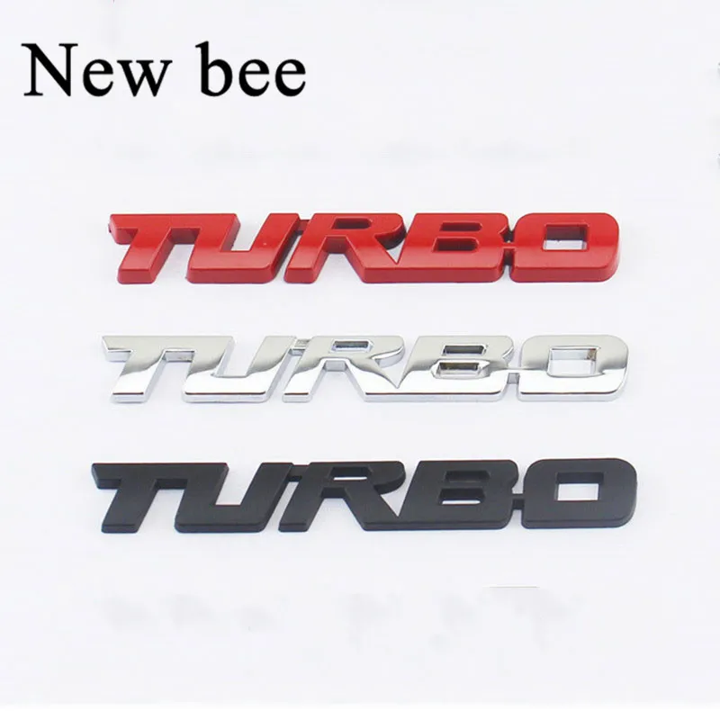Металлическая Эмблема Newbee 3D с эмблемой турбо эмблема логотипом автомобильный