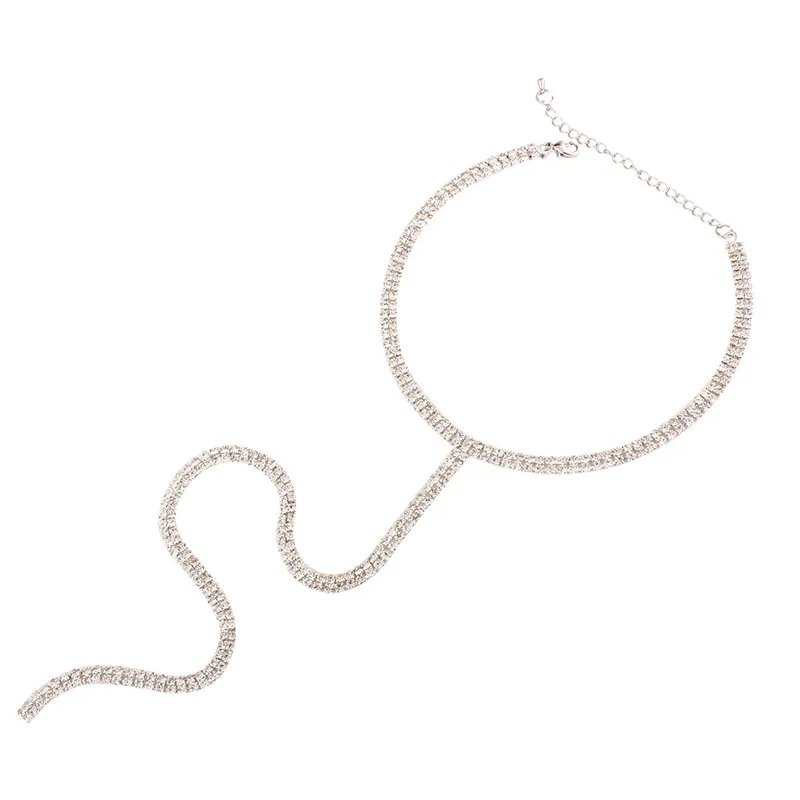 Хрустальное ожерелье 2017 роскошные массивные ожерелья Чокеры для женщин модные