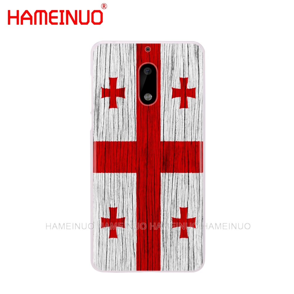HAMEINUO грузинский Гранж флаг чехол для телефона Nokia 9 8 7 6 5 3 Lumia 630 640 640XL 2018 | Мобильные