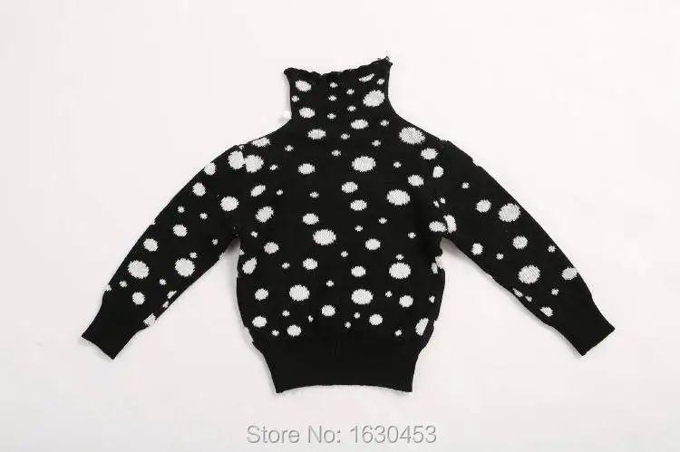 Высокое Качество Дети девушки свитер Вязаный пуловер свитера девочка Детская