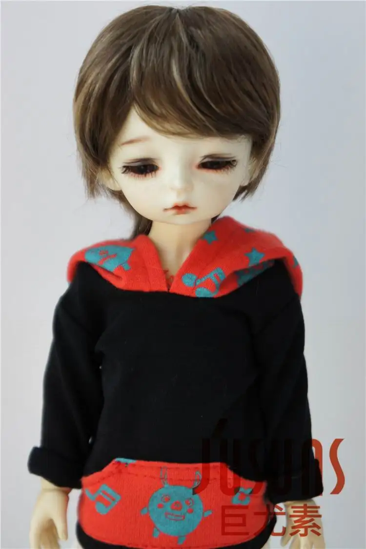 JD192 1/6 Мода Природа мальчишеский синтетический мохеровый парик BJD кукла парик Размер 6-7 дюймов YOSD кукла аксессуары для волос