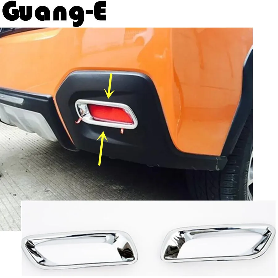 

Высокое качество автомобиля Стайлинг крышка ABS хром задний противотуманный фонарь отделка рамка аксессуары для subaru XV 2012 2013 2014 2015 2016 2 шт