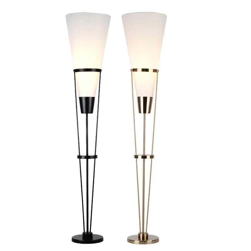 

Nordic post-modern light luxury living room study bedroom bedside sofa simple creative vertical hotel room floor lamp