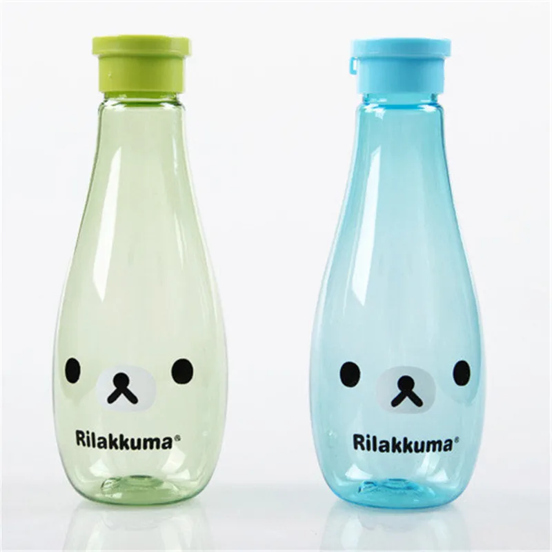 Креативная бутылка в виде медведя 400 мл герметичная посуда для напитков с