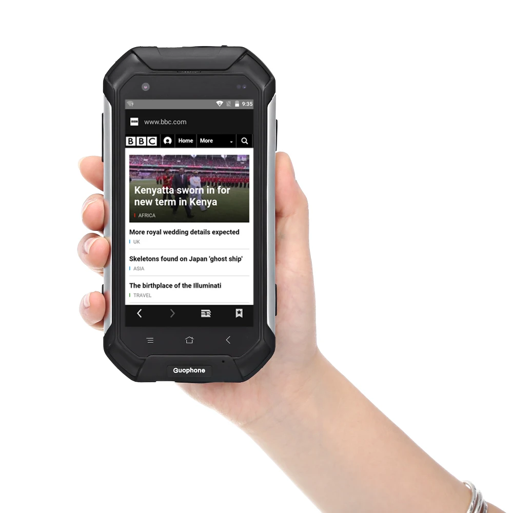 Guophone V19 IP68 Водонепроницаемый смартфон 3G 4 5 'ƎMP Android 1 пыли ударопрочность MTK6580