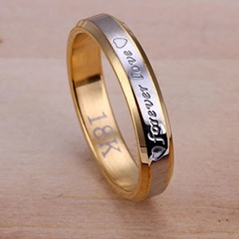 Fashion Trend Couple Ring Classic Romantic Eternal Love Plating Size 6-11 | Украшения и аксессуары