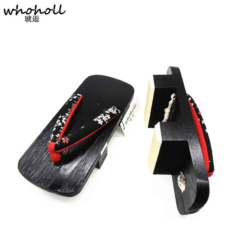 Шлепанцы Geta деревянные для женщин Классические Японские тапки-кимоно гейши