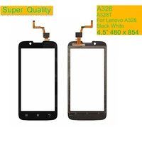 original for lenovo a328 a328t touch screen digitizer touch panel sensor front outer glass lens a328 touchscreen no lcd 4 5
