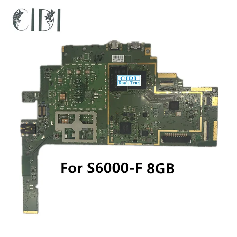 Бывшая в употреблении тестированная Рабочая плата CIDI для LENOVO S6000 F 8GB Материнская
