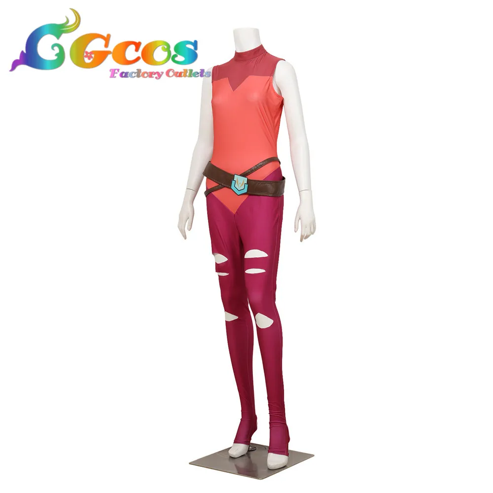 CGCOS Косплей Костюм She Ra и принцесса силы катра Униформа Хэллоуин Рождество CG080