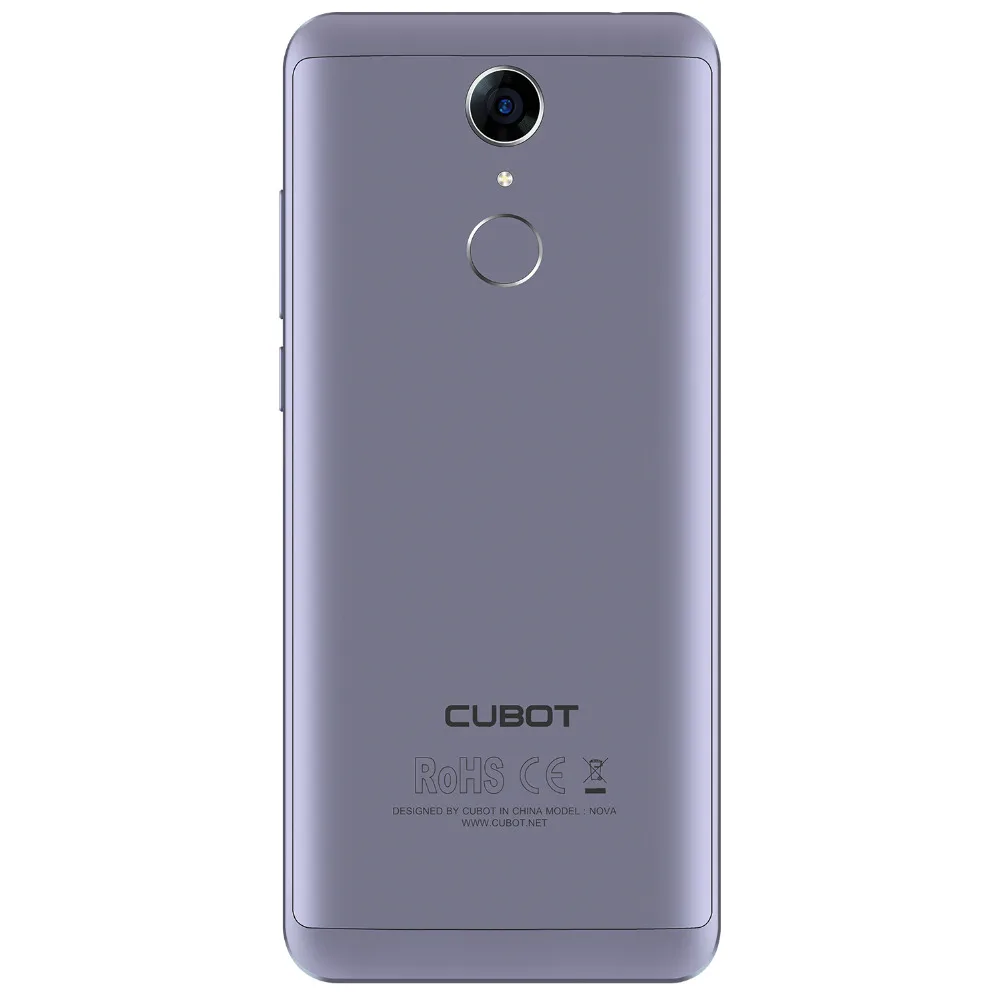 Cubot Nova смартфон с 5 дюймовым дисплеем четырёхъядерным процессором MT6739 ОЗУ 3 ГБ ПЗУ